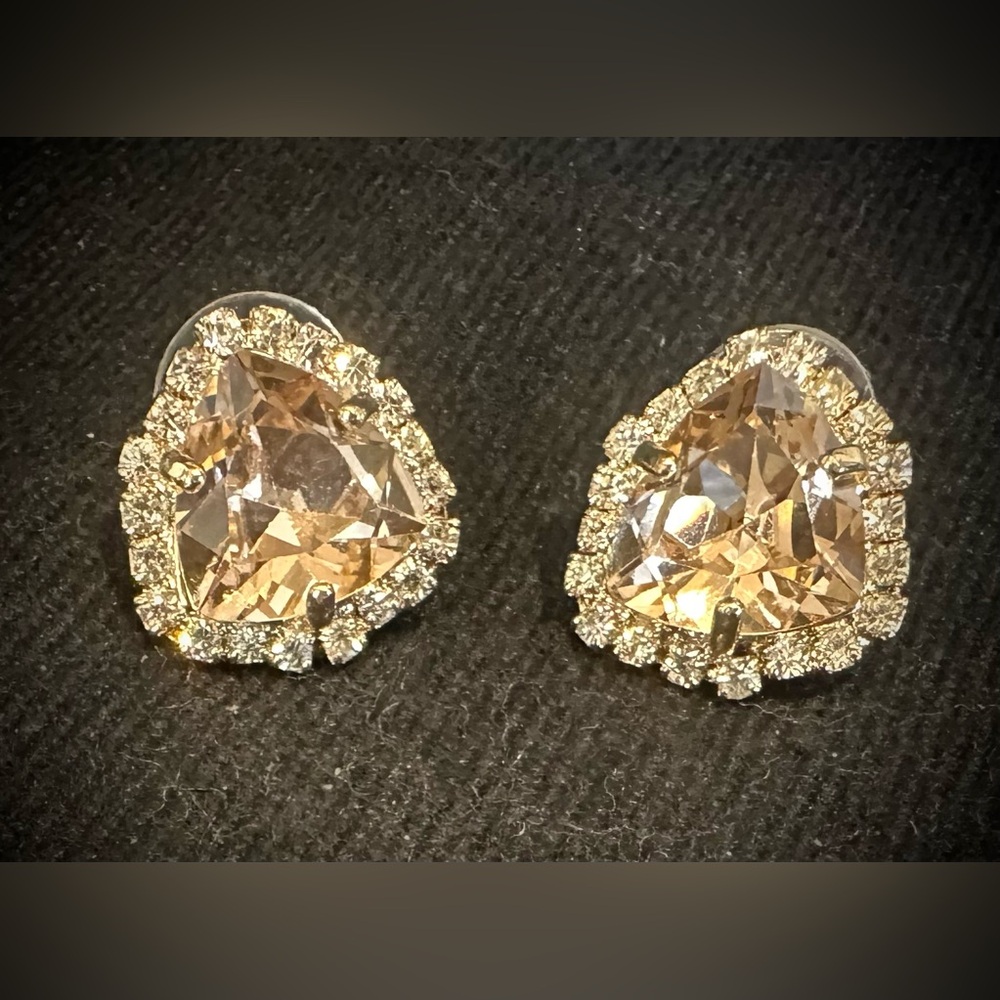 Elegant Gold and Silver Stud Earrings